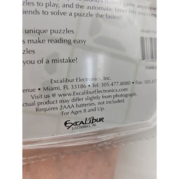 2006 Excalibur The New York Times Touch Screen Sudoku Electronic Hand Held Game - Picture 4 of 5